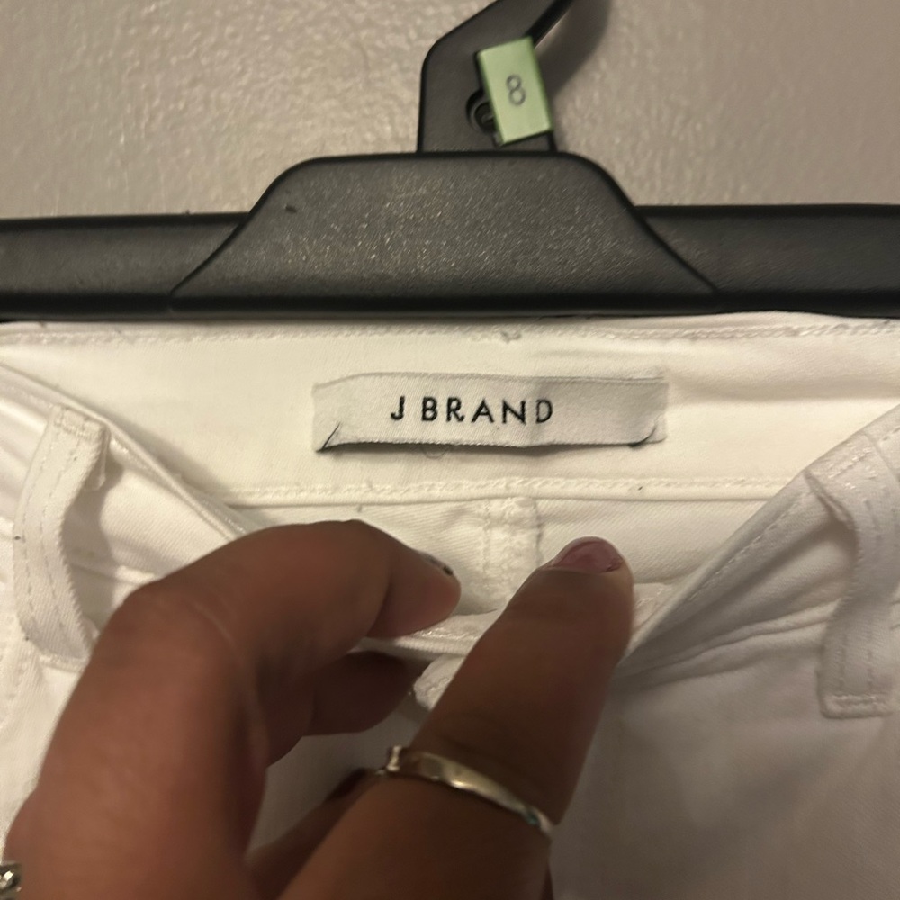 J Brand White Ankle Jeans with Studs - Picture 4 of 10